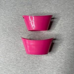 Room 2 Room Pink Plastic Organizer Bins 2 PCS. Set